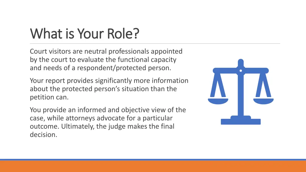 what is your role what is your role