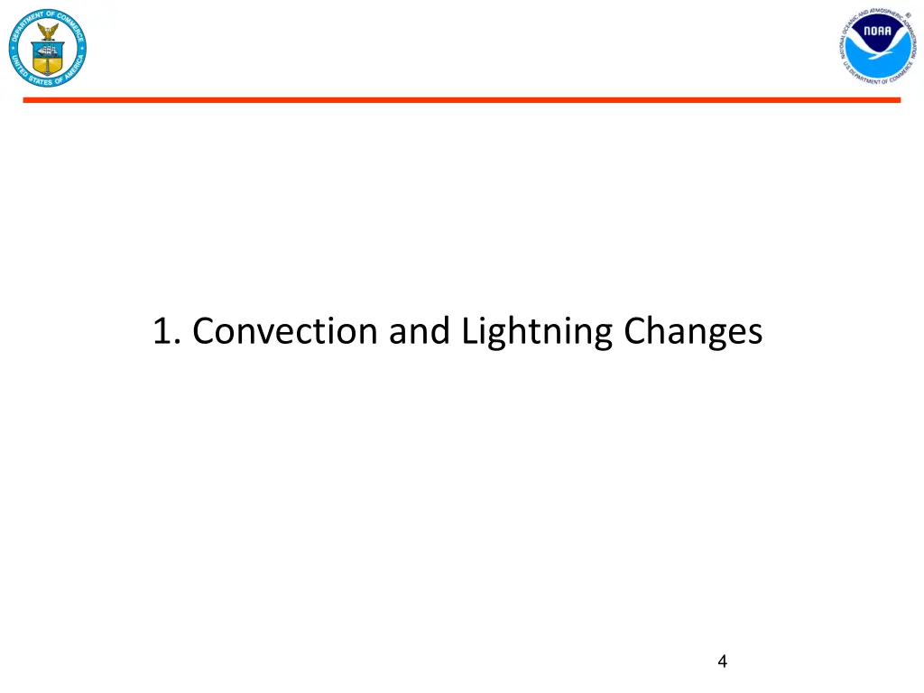 1 convection and lightning changes