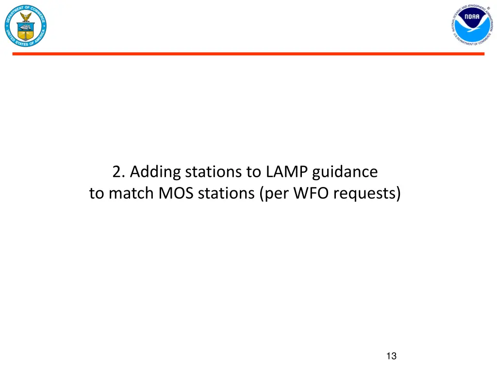 2 adding stations to lamp guidance to match