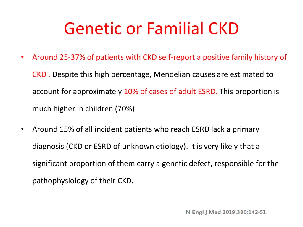 genetic or familial ckd