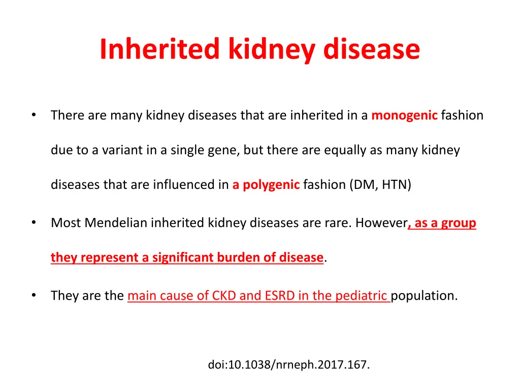 inherited kidney disease