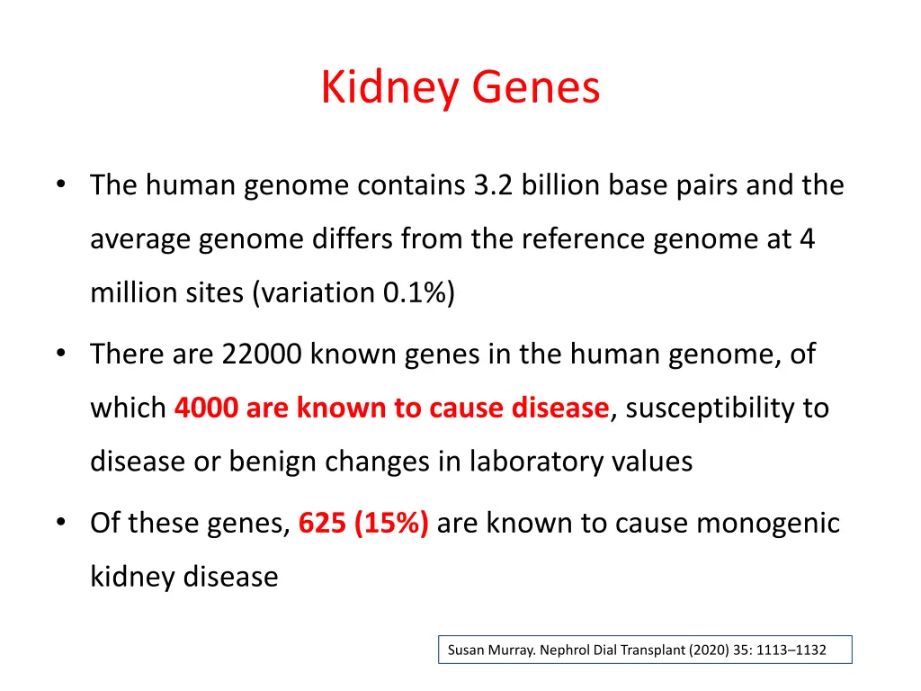 kidney genes