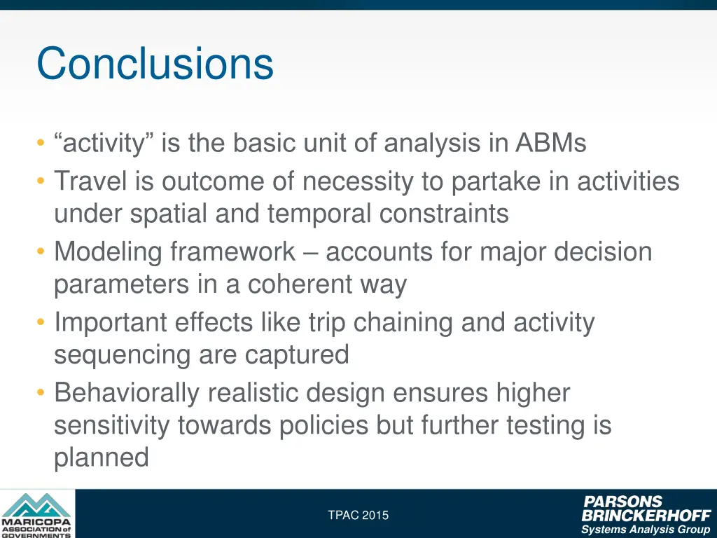 conclusions