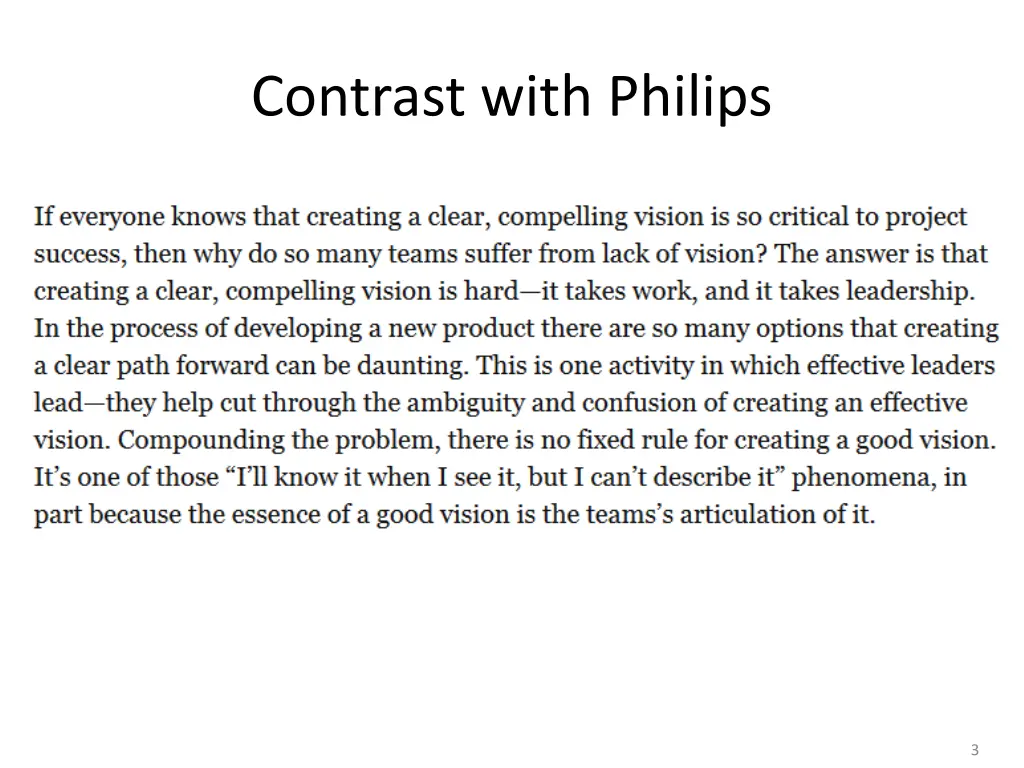 contrast with philips