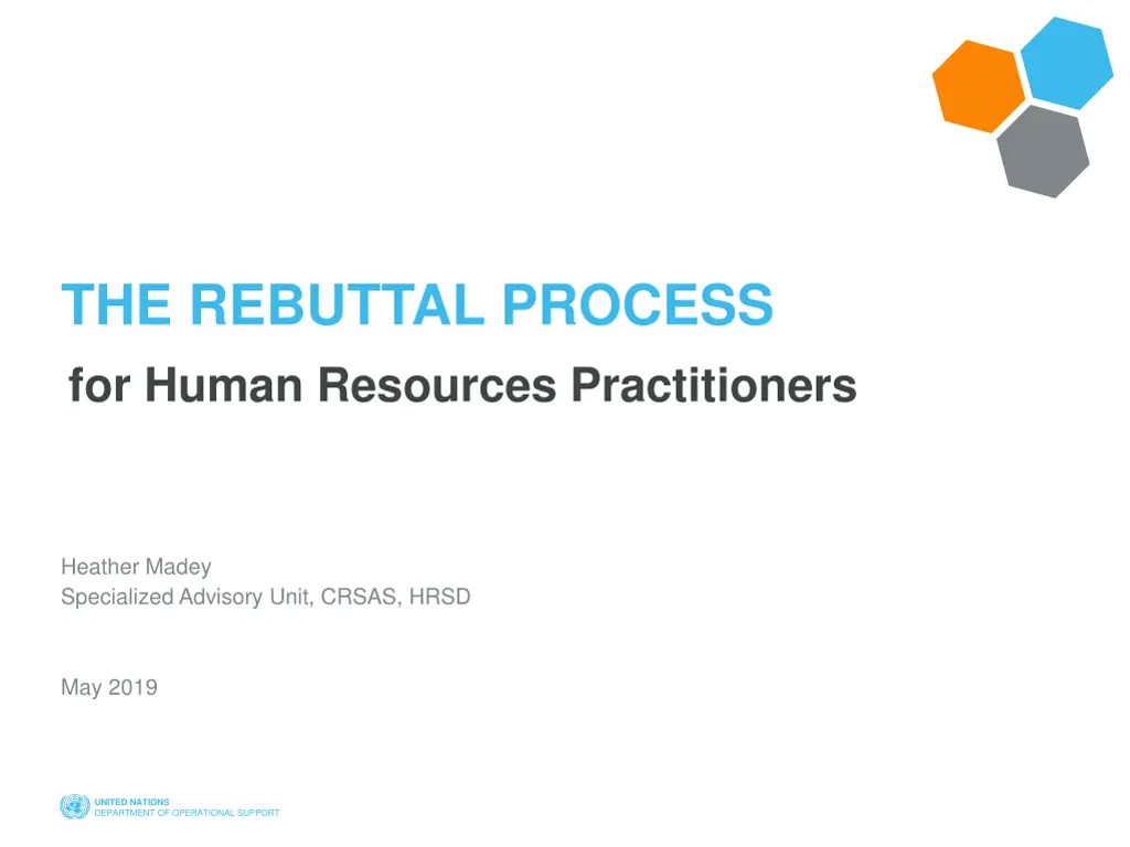 the rebuttal process for human resources