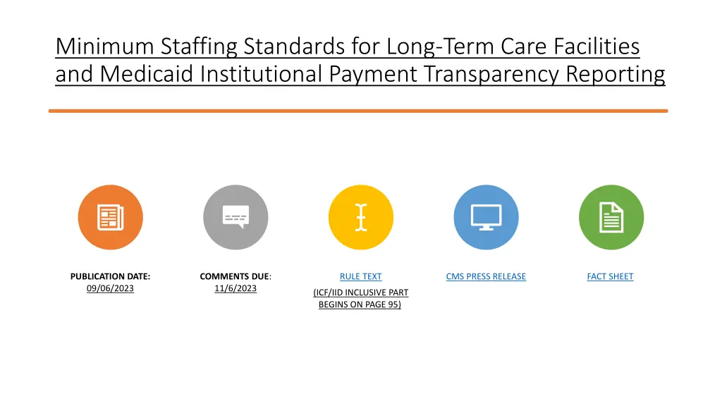 minimum staffing standards for long term care