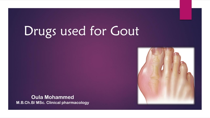 drugs used for gout