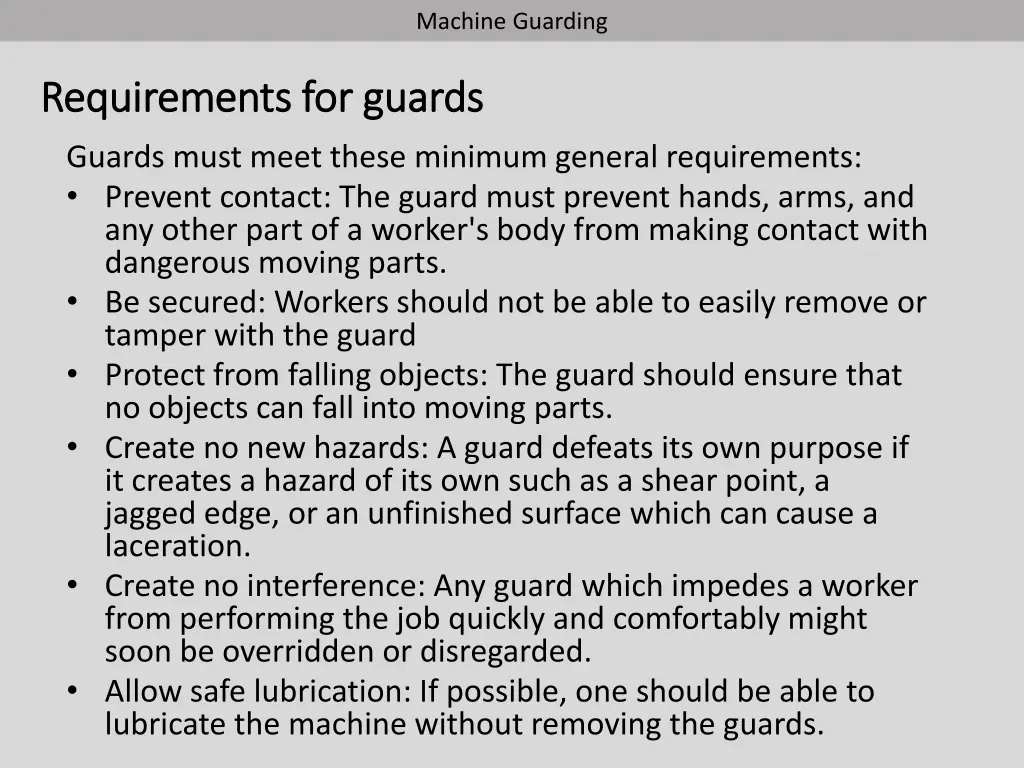 machine guarding 5