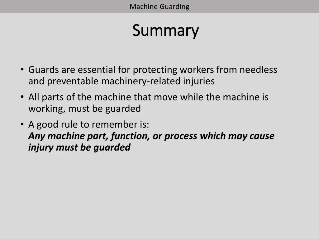 machine guarding 7
