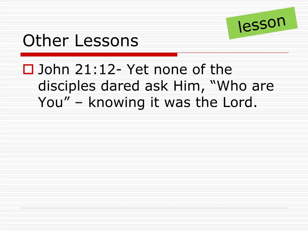 other lessons 1