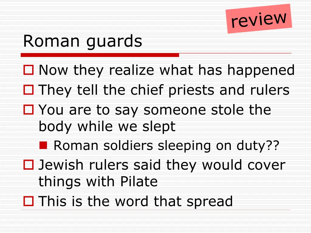 roman guards