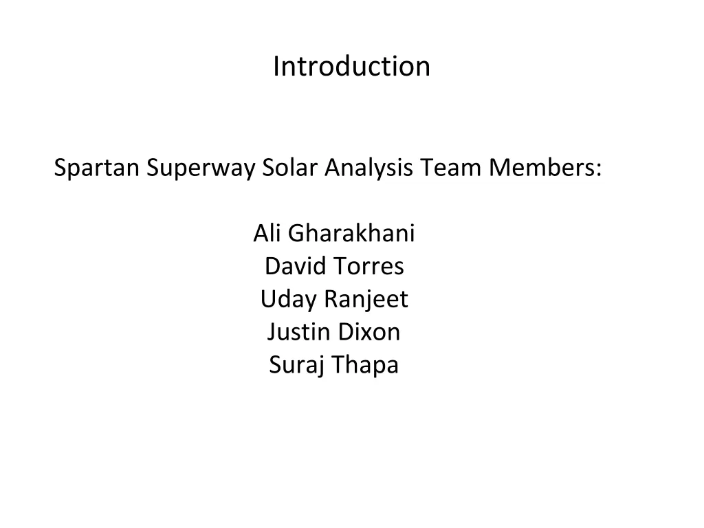 introduction