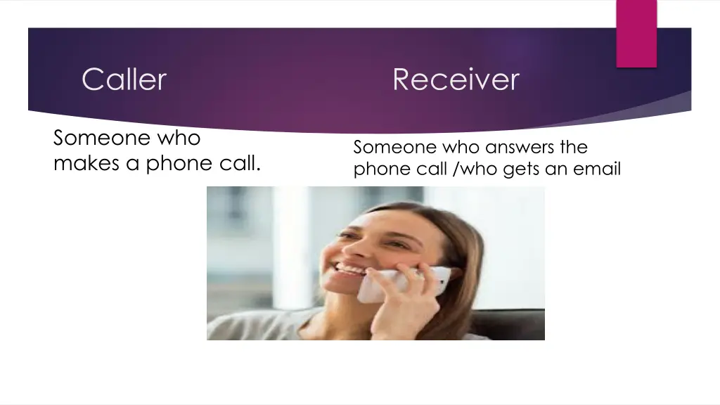caller receiver