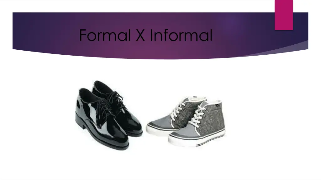 formal x informal