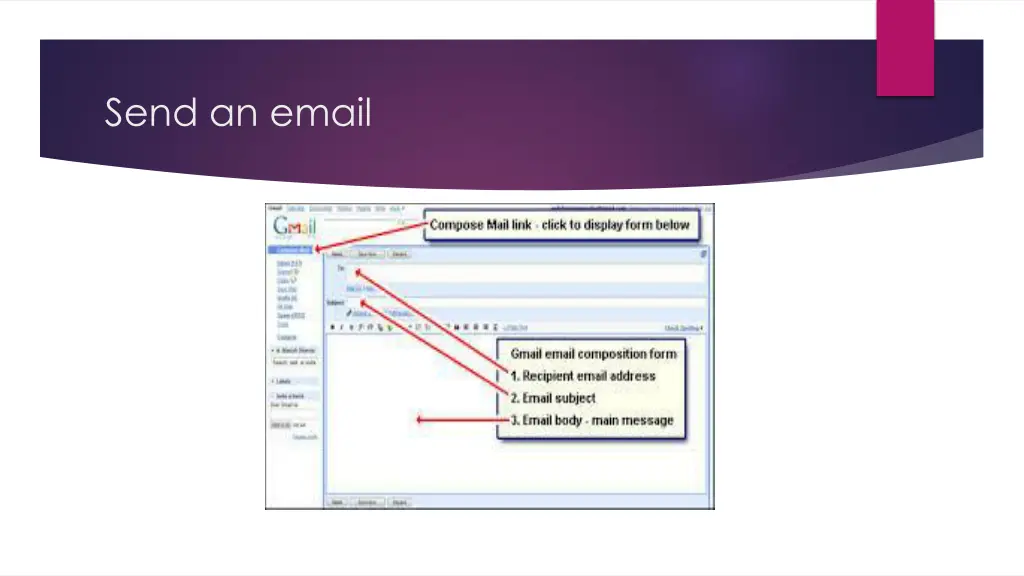 send an email