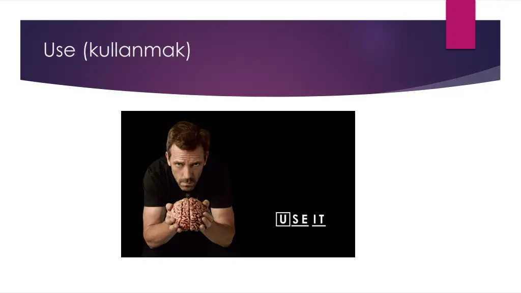 use kullanmak
