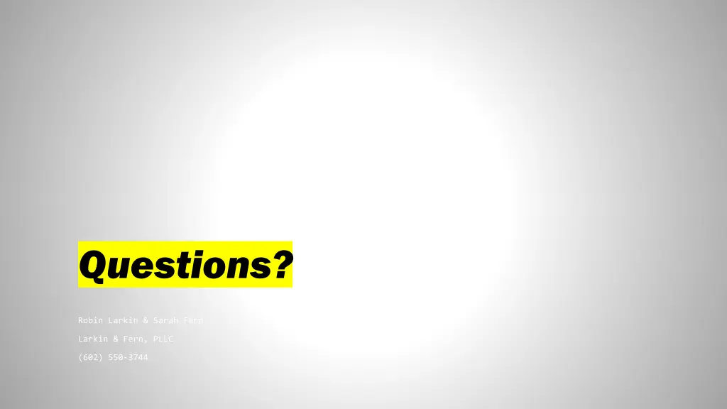 questions