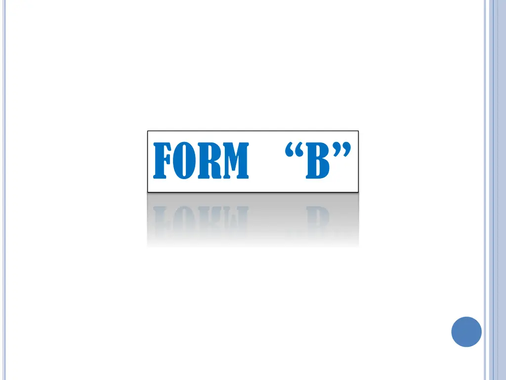 form b form b