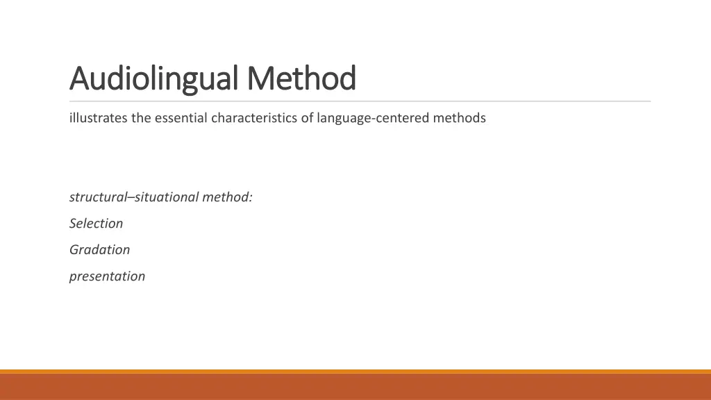 audiolingual method audiolingual method