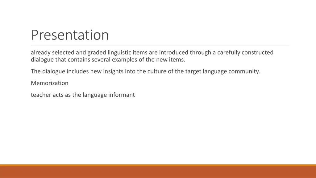 presentation