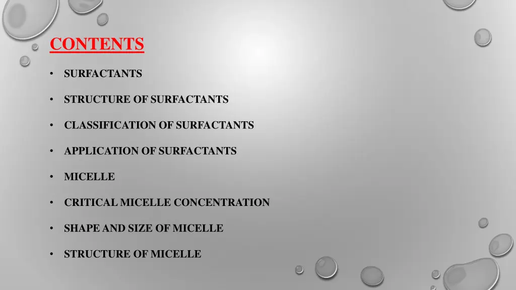 contents