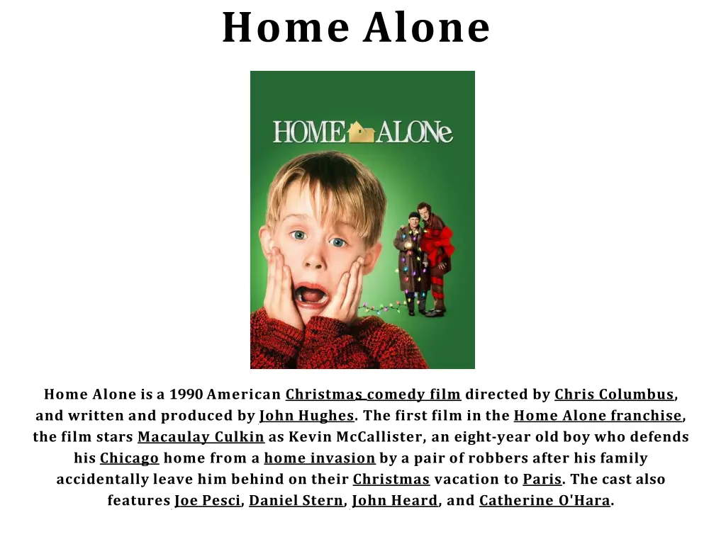 home alone