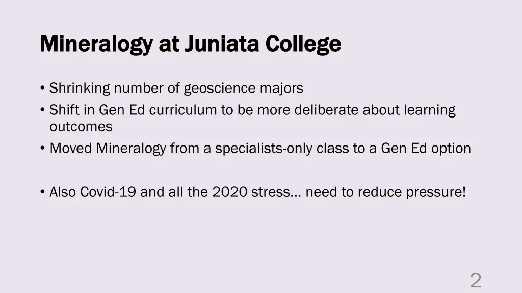 mineralogy at juniata college mineralogy