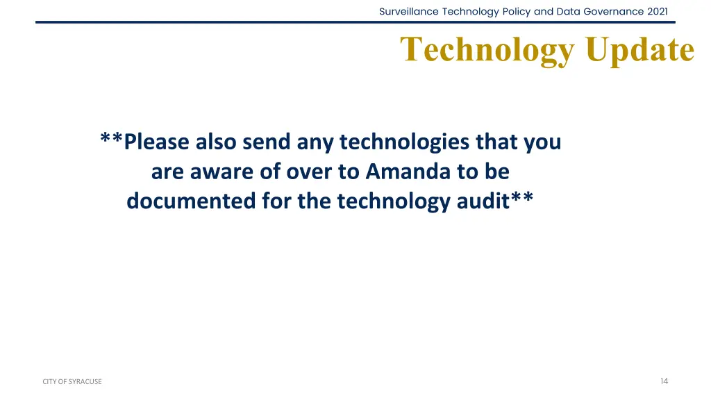 surveillance technology policy and data 13