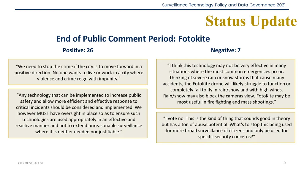 surveillance technology policy and data 9