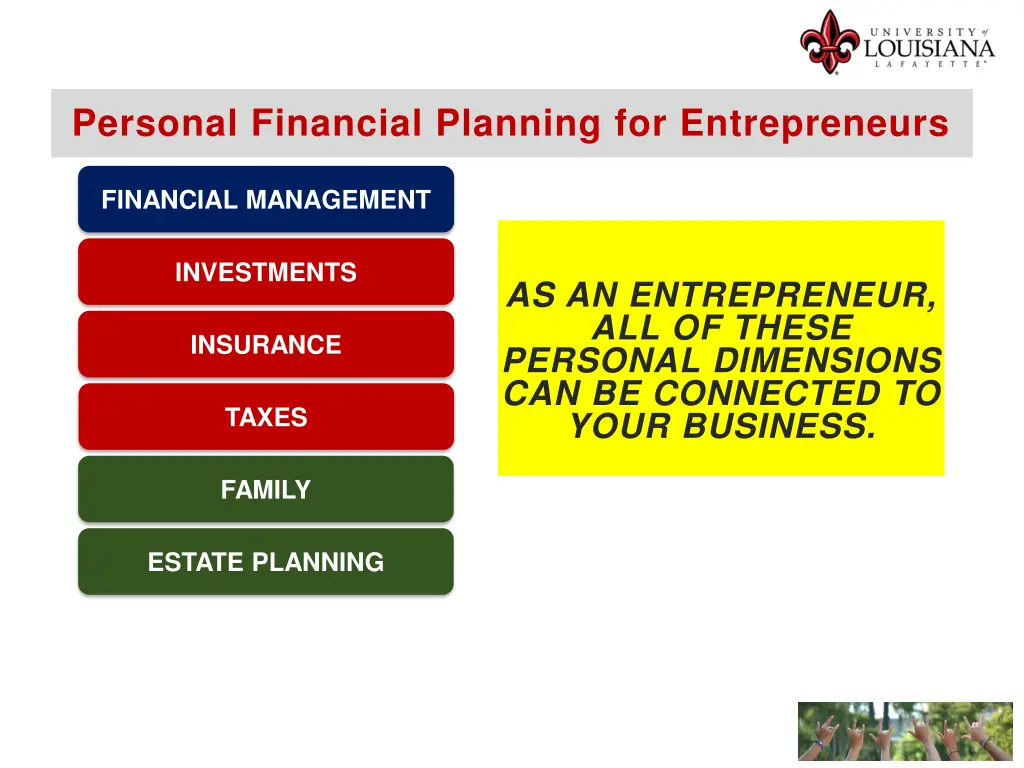 personal financial planning for entrepreneurs