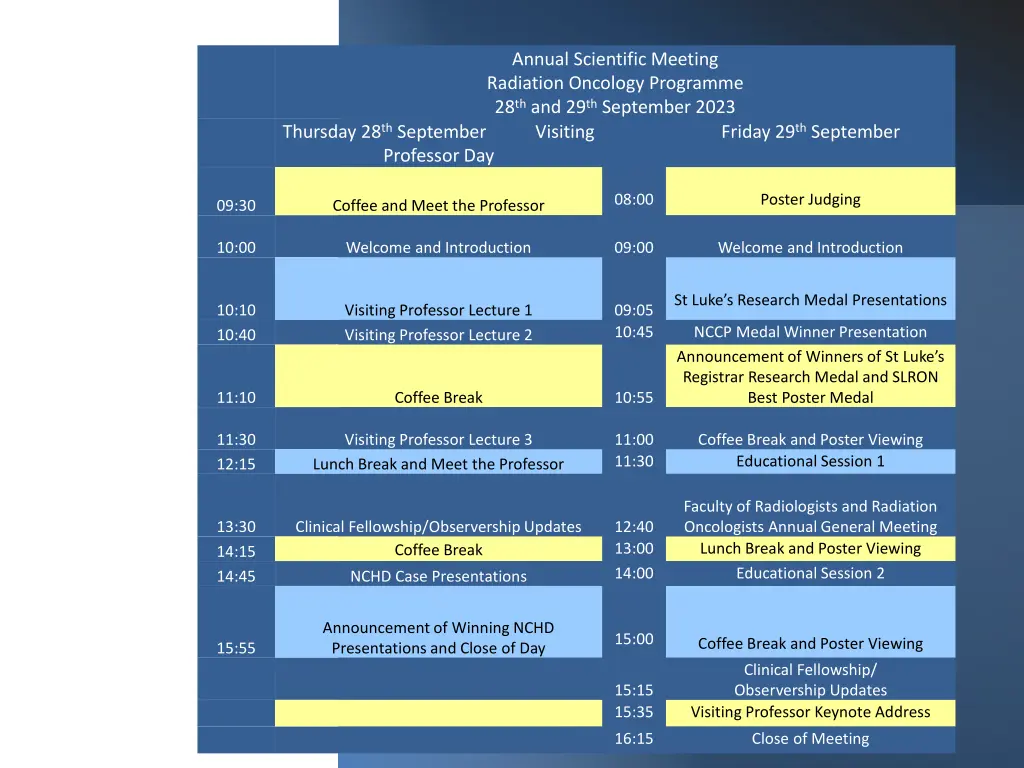 annual scientific meeting radiation oncology