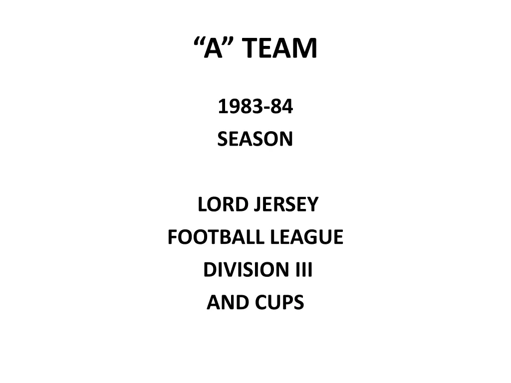 a team