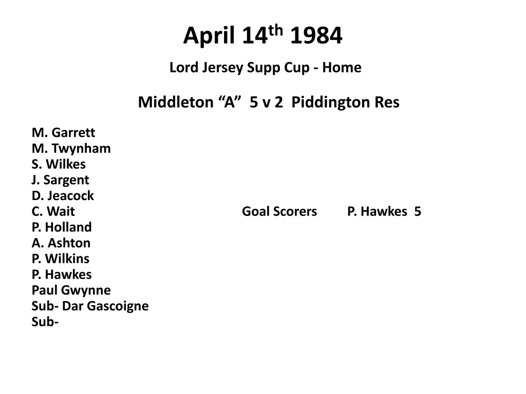 april 14 th 1984