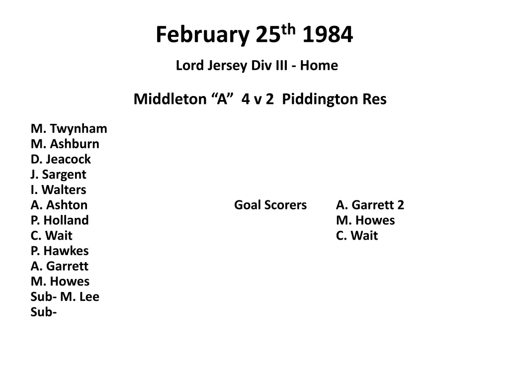 february 25 th 1984