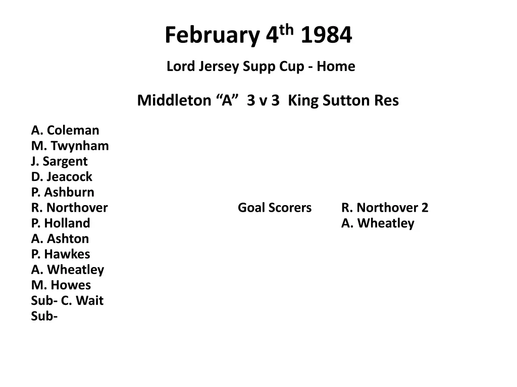 february 4 th 1984