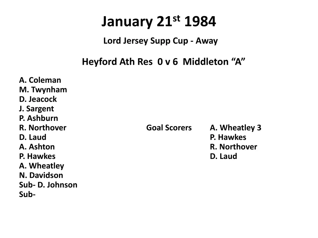 january 21 st 1984