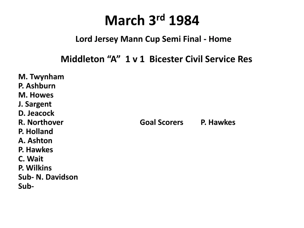 march 3 rd 1984