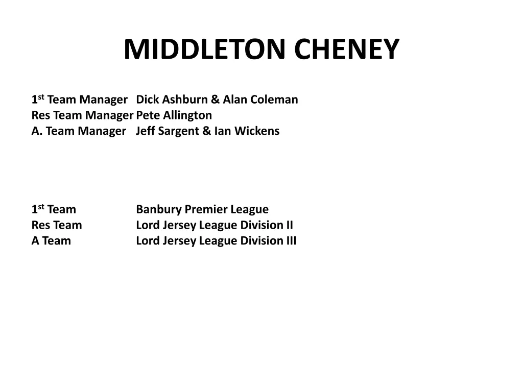 middleton cheney 1