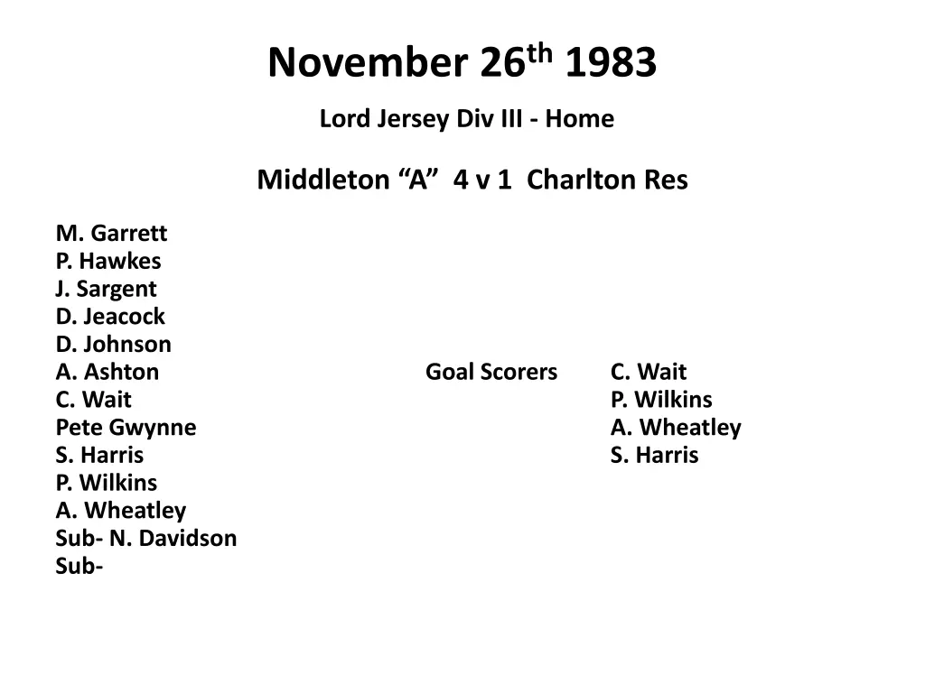 november 26 th 1983