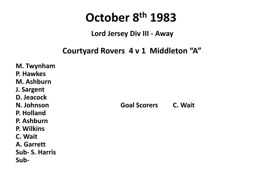 october 8 th 1983