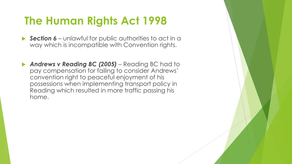 the human rights act 1998 6