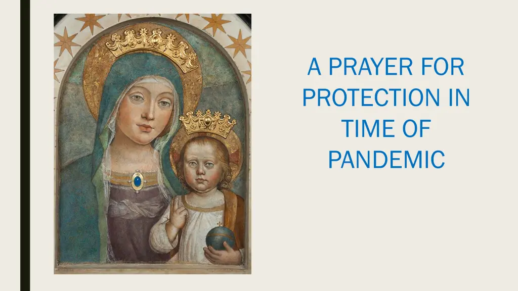 a prayer for protection in time of pandemic