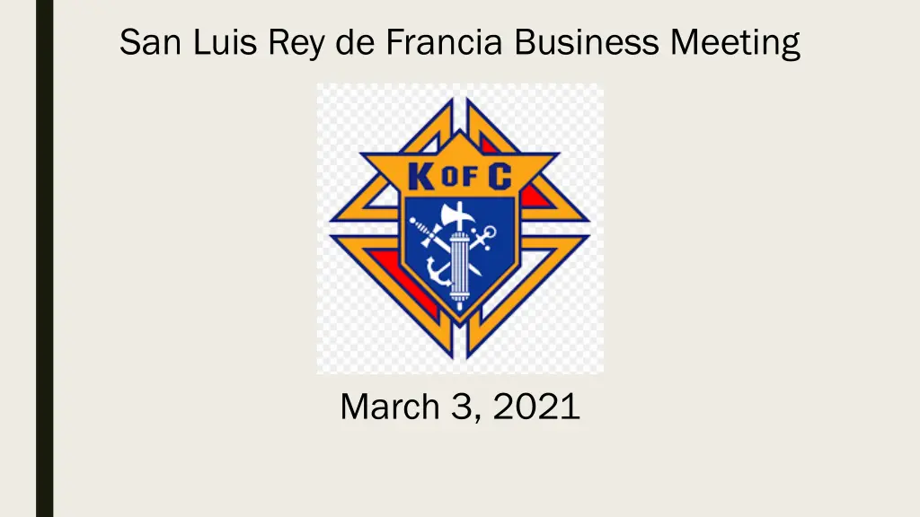 san luis rey de francia business meeting