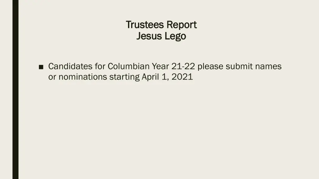 trustees report trustees report jesus lego jesus