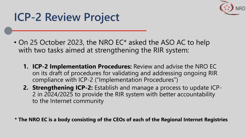 icp 2 review project