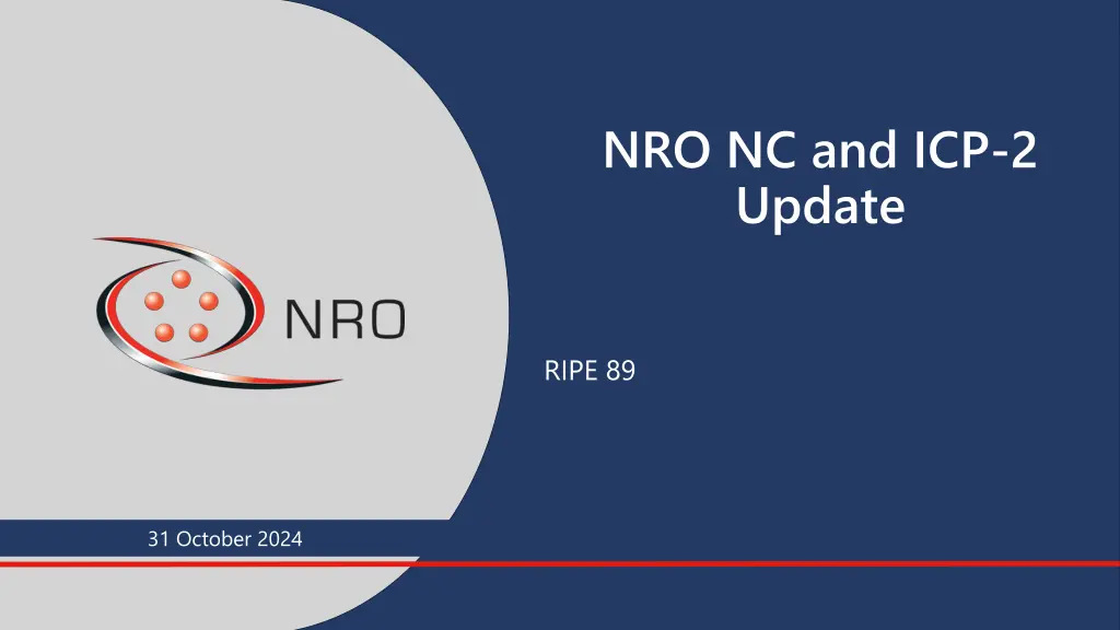 nro nc and icp 2 update