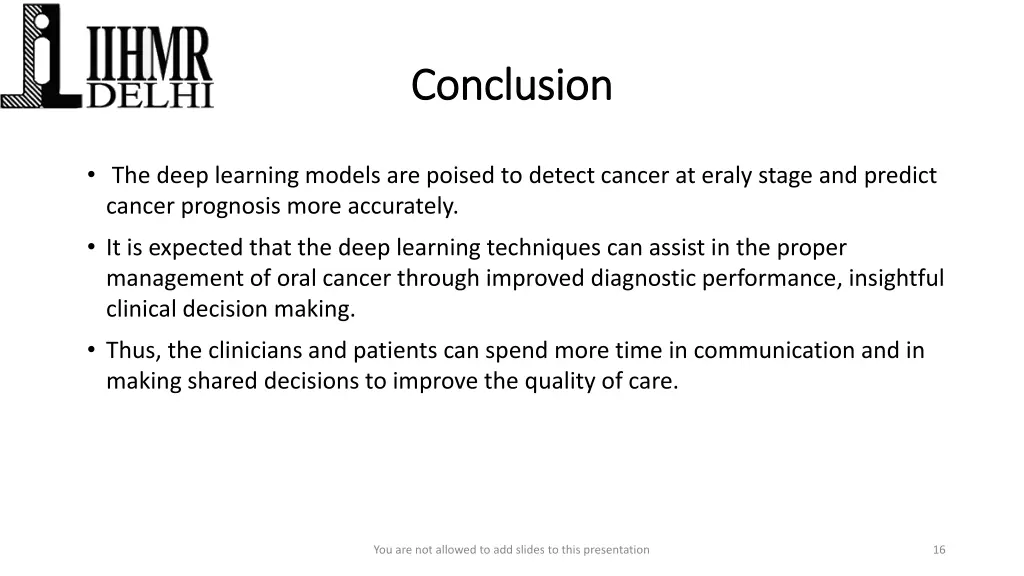 conclusion conclusion