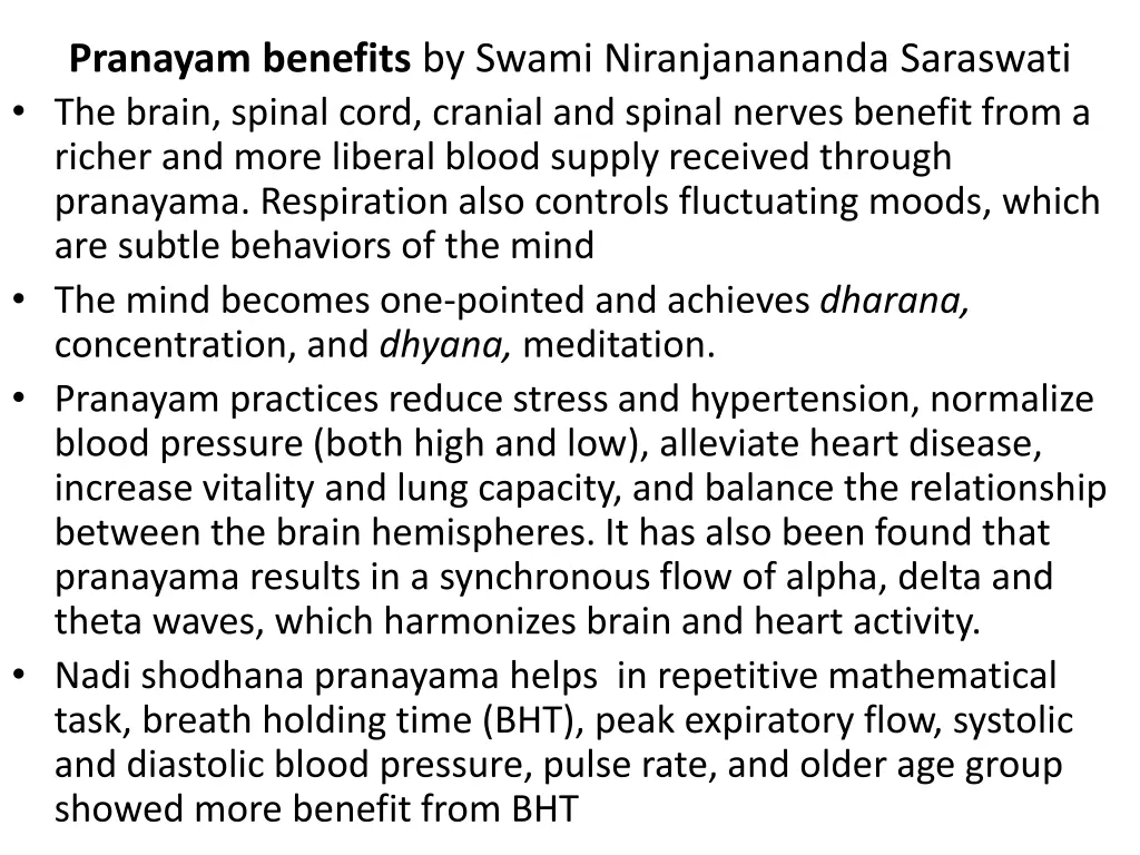 pranayam benefits by swami niranjanananda 1
