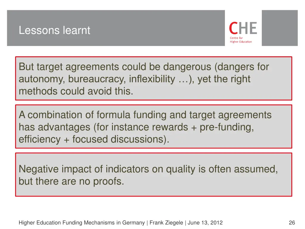 lessons learnt 1
