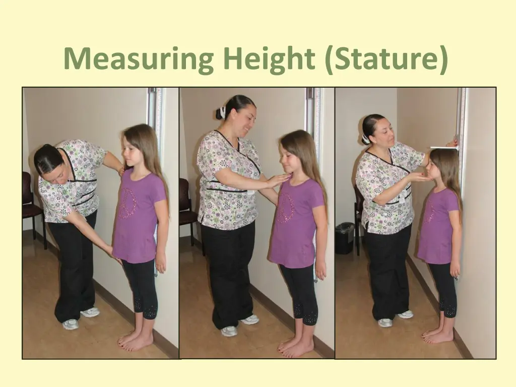 measuring height stature